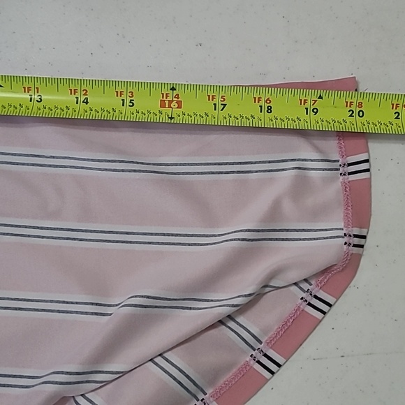 Love Sleeveless Pink Maxi Dress with Black & White Vertical Stripes size 4X - Picture 7 of 8